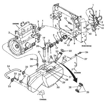 2004 new holland skid steer fuel pump diagram|new holland fuel pump.